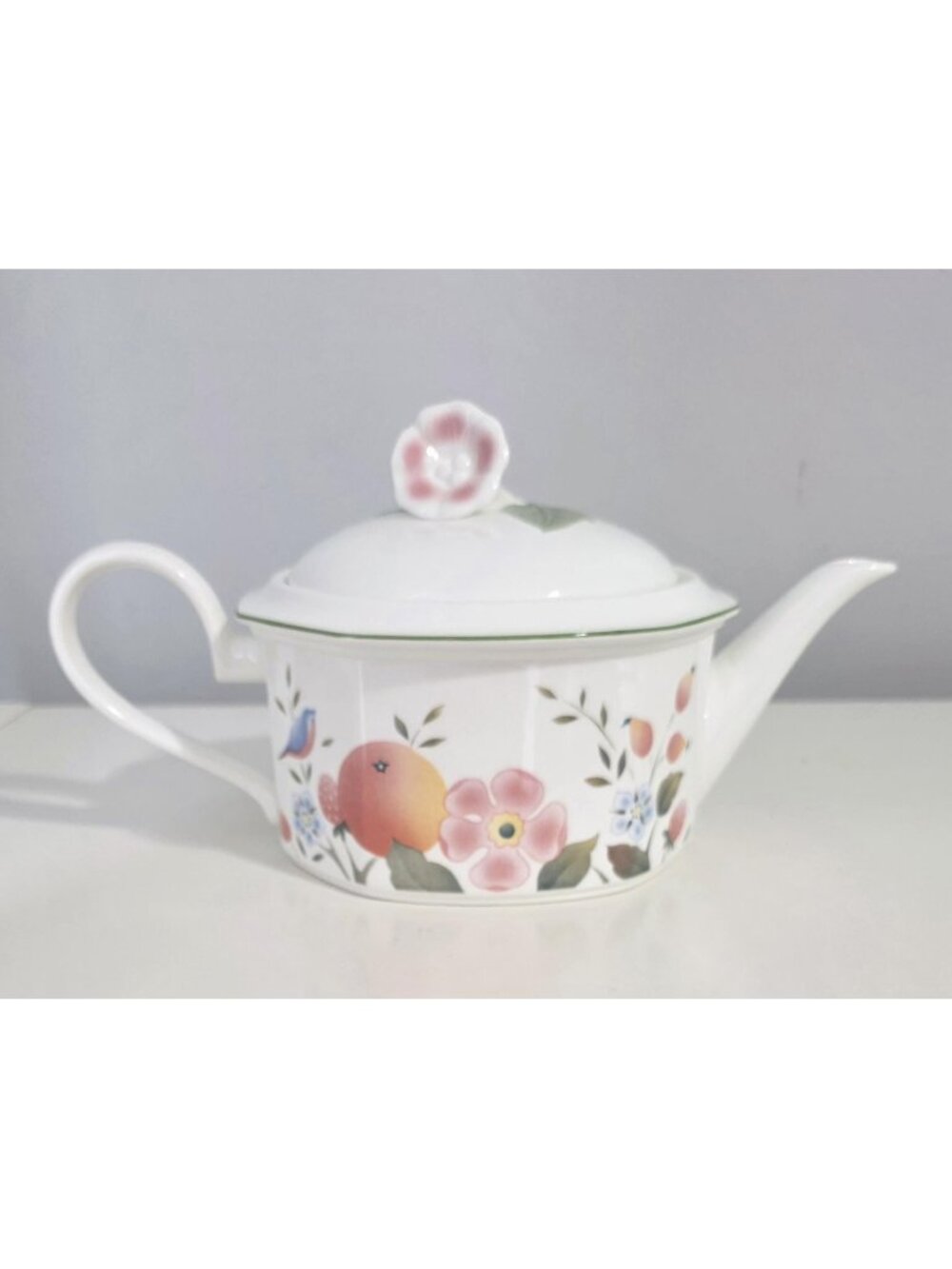 Vintage Villeroy & Boch "Orangerie" Teapot with Lid - Gallo Design, West Germany